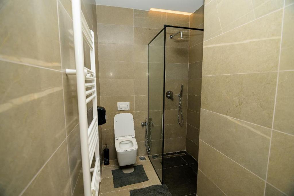 Koupelna v ubytování Hotel Zeneli Vlore