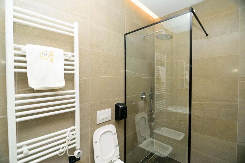 Koupelna v ubytování Hotel Zeneli Vlore
