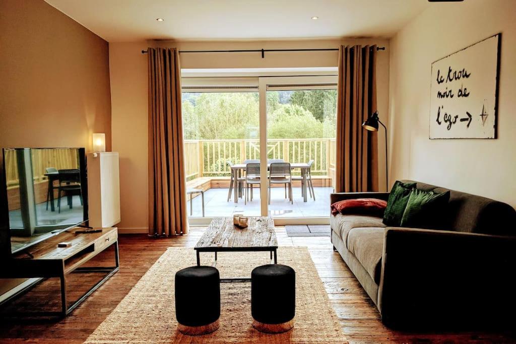 Χώρος καθιστικού στο La Meunerie - Duplex-Terrasse 20 m2 - Polleur 6p