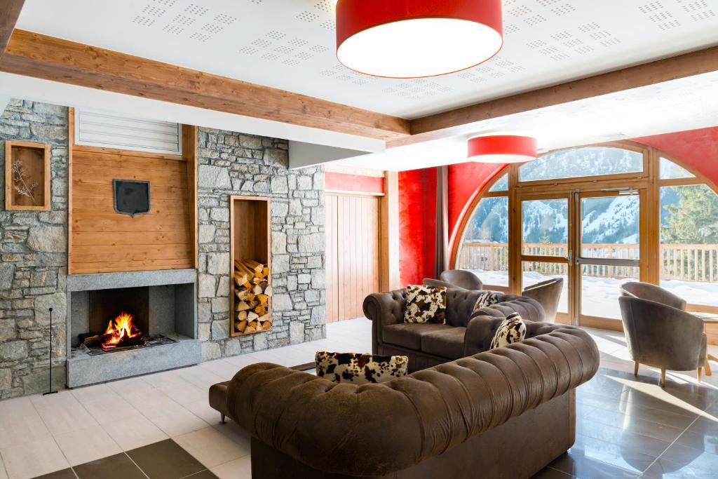 Posezení v ubytování Lagrange Vacances Les Hauts de la Vanoise