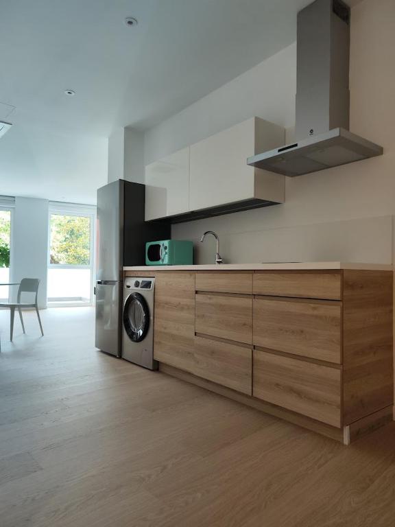 Kuchyňa alebo kuchynka v ubytovaní Apartamentos Pillotegi parking gratuito