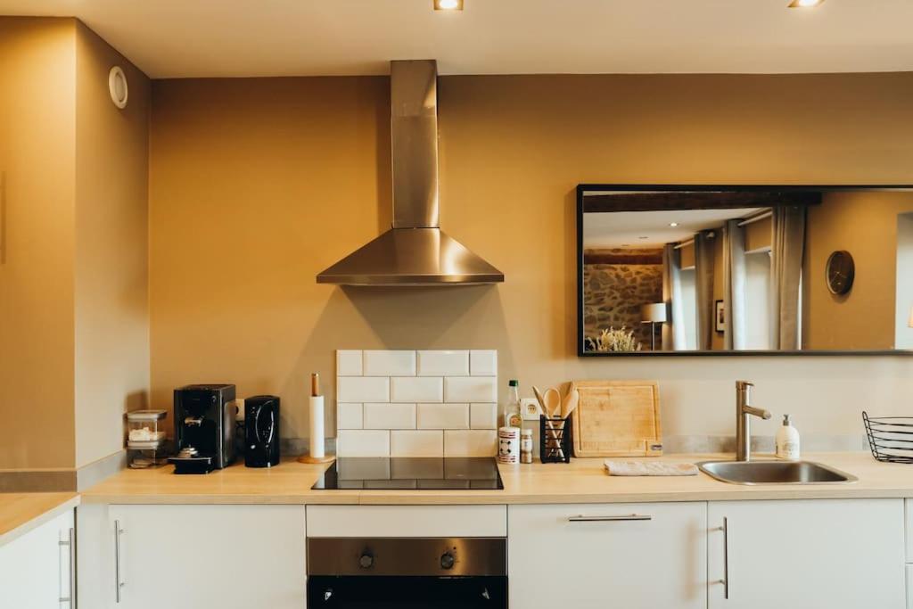 Kuchyň nebo kuchyňský kout v ubytování Le Franchimontois Appartement 6p - Theux