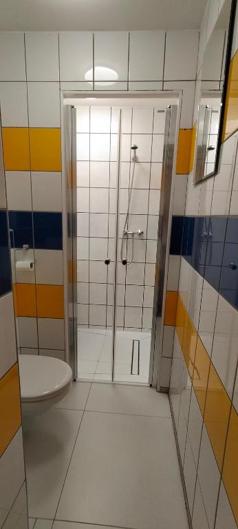 Kúpeľňa v ubytovaní Apartamenty Częstochowa