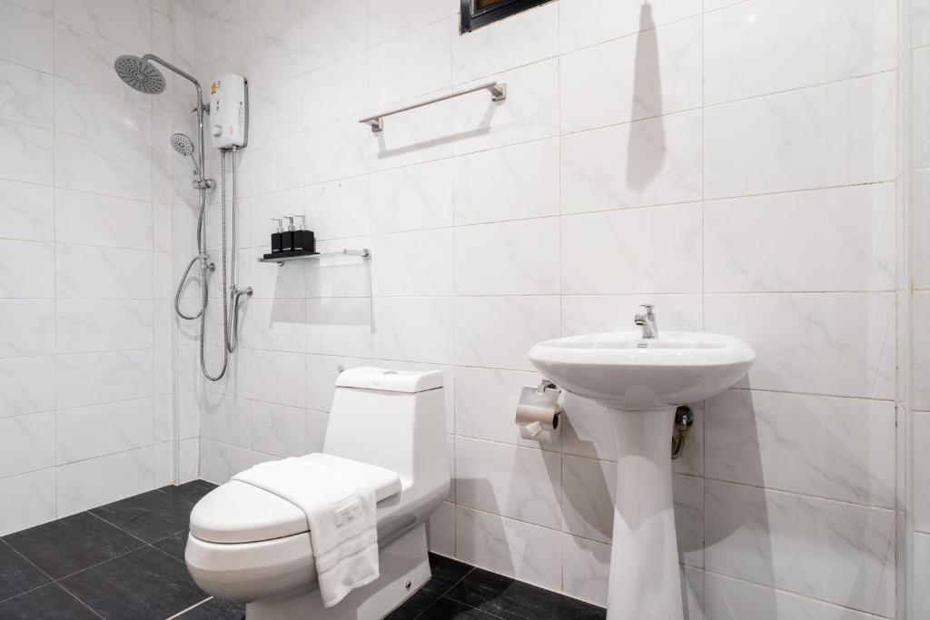 Koupelna v ubytování Sametnangshe Boutique
