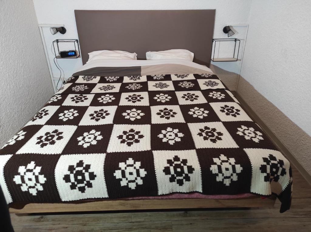 Posteľ alebo postele v izbe v ubytovaní ma muzelle