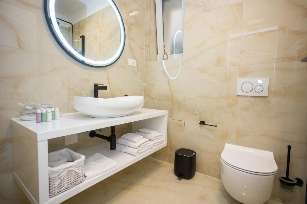 Koupelna v ubytování City and Style Luxury Rooms Split
