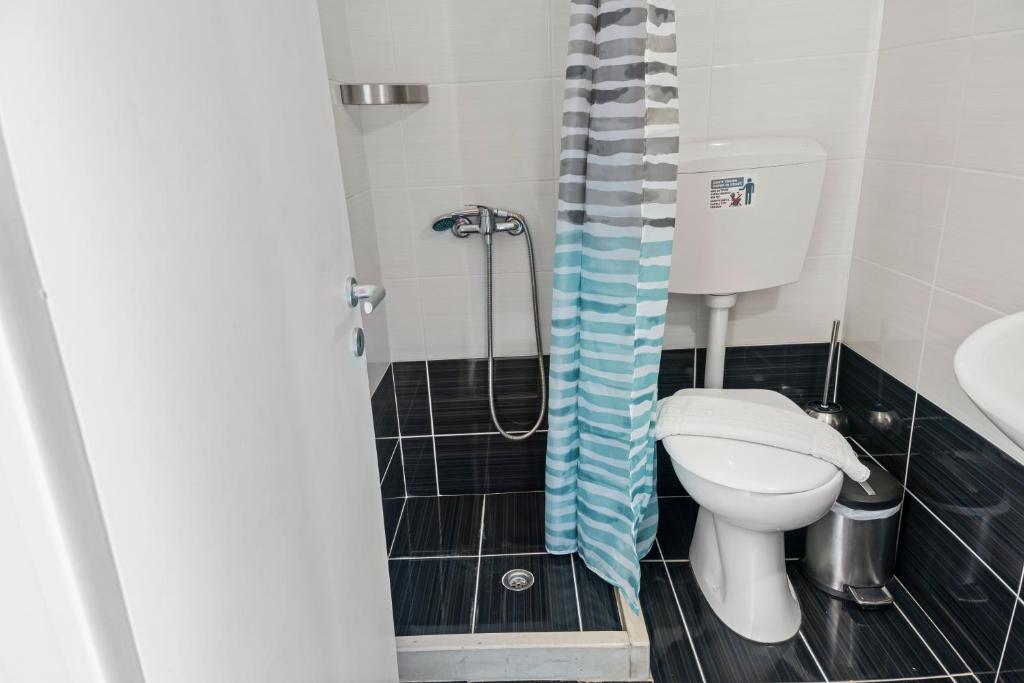 Koupelna v ubytování Oceanis Rooms