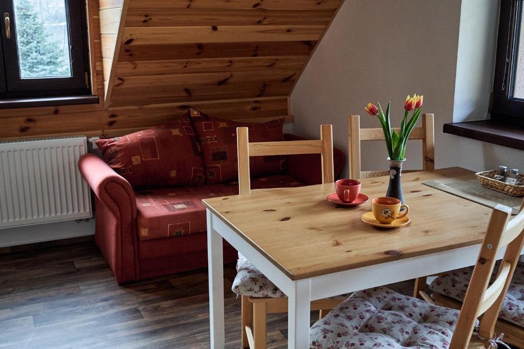 Posezení v ubytování Apartmány Pod Stráni