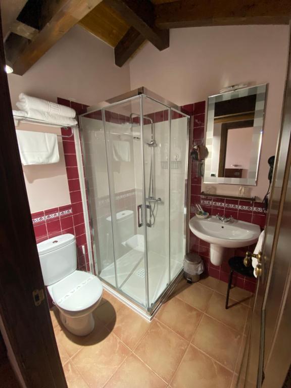 Hotel rural Monasterio de Ara Mada - Tweelingzaal Met Douche