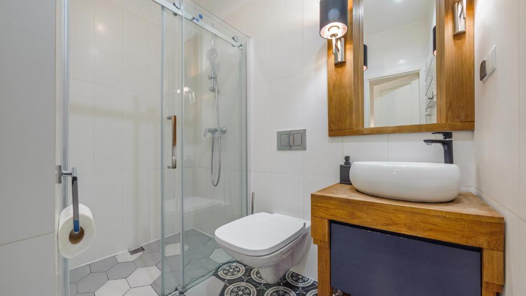 Kúpeľňa v ubytovaní Apartamenty Sun & Snow Old Town Gdańsk