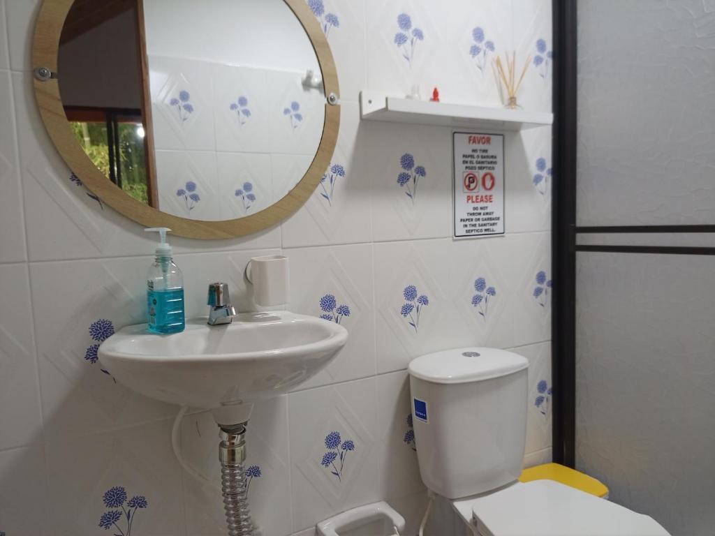 Koupelna v ubytování Glamping IKIGAI