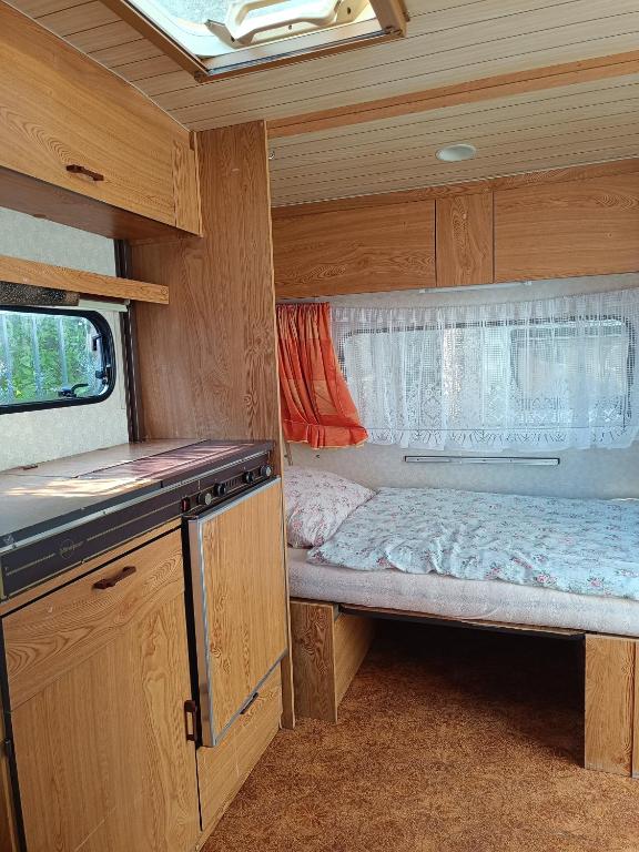 Kuchyň nebo kuchyňský kout v ubytování Camping Mauritius