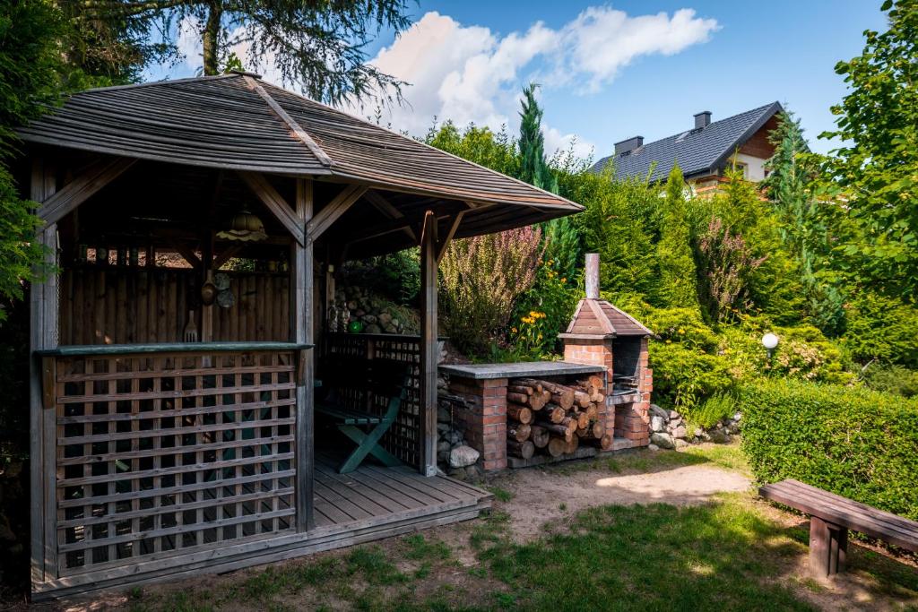 Kaszubski Sen - Villa Met Uitzicht Op De Tuin