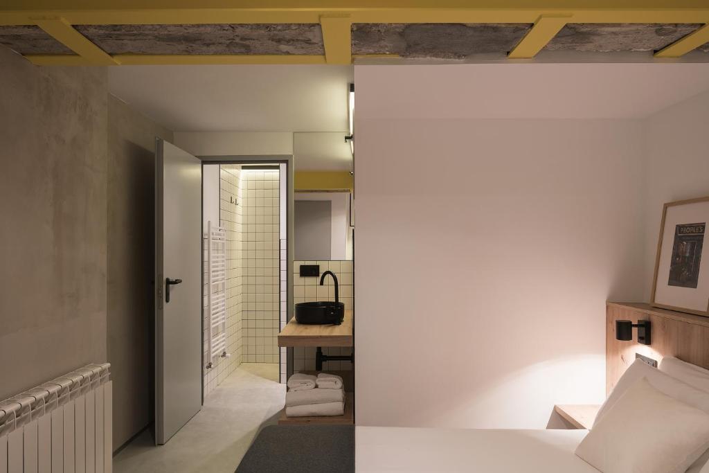 Posteľ alebo postele v izbe v ubytovaní Moderno Apartamento San Antoniño Hapartments