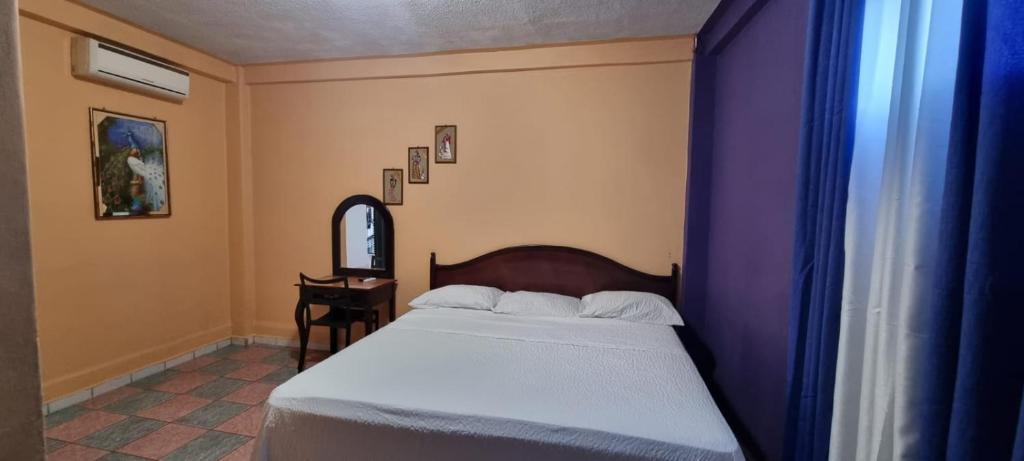 Postel nebo postele na pokoji v ubytování Hotel Los Andes Tegucigalpa