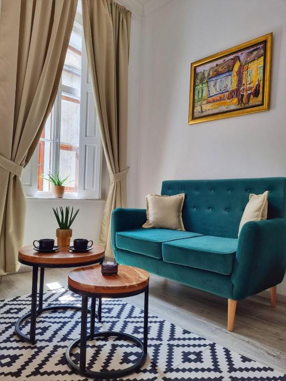 Et sittehjørne på Apartman Mikeš