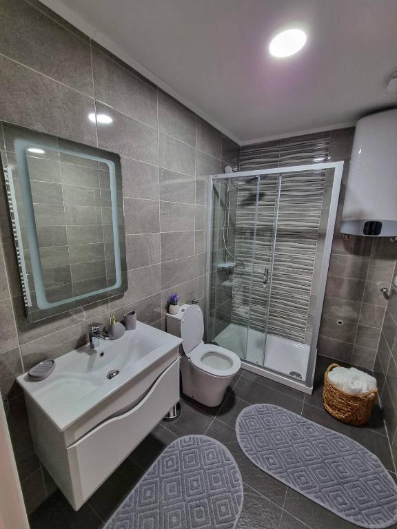 Et bad på Apartman Mikeš