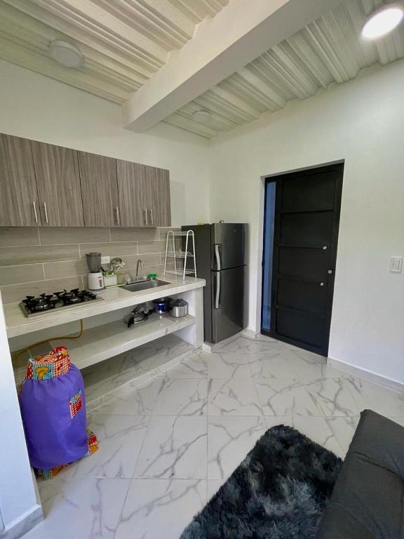 Kuchyň nebo kuchyňský kout v ubytování APARTAMENTO vista VERDE DORADAL