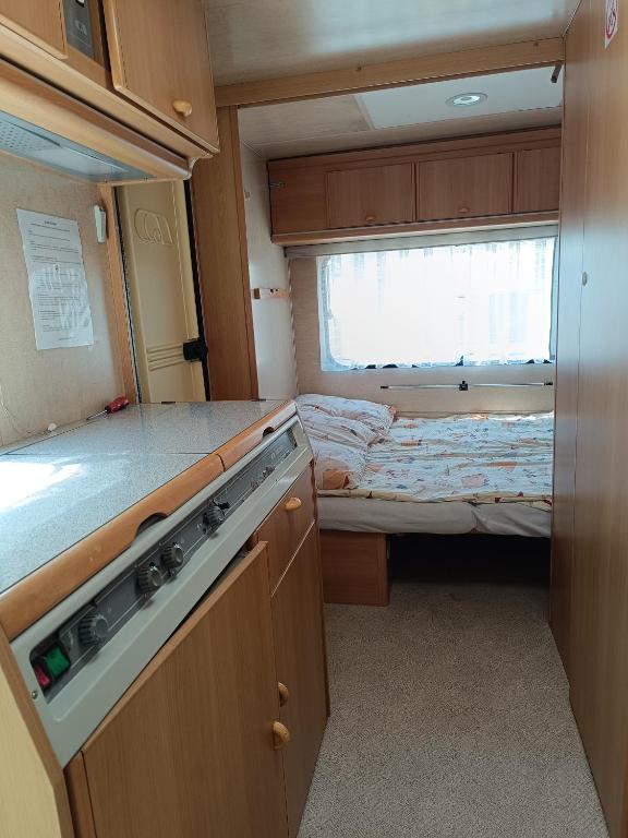 Postel nebo postele na pokoji v ubytování Camping Mauritius