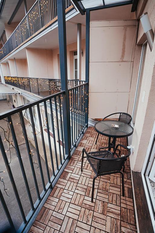 Balkón nebo terasa v ubytování Alpetri Apartments