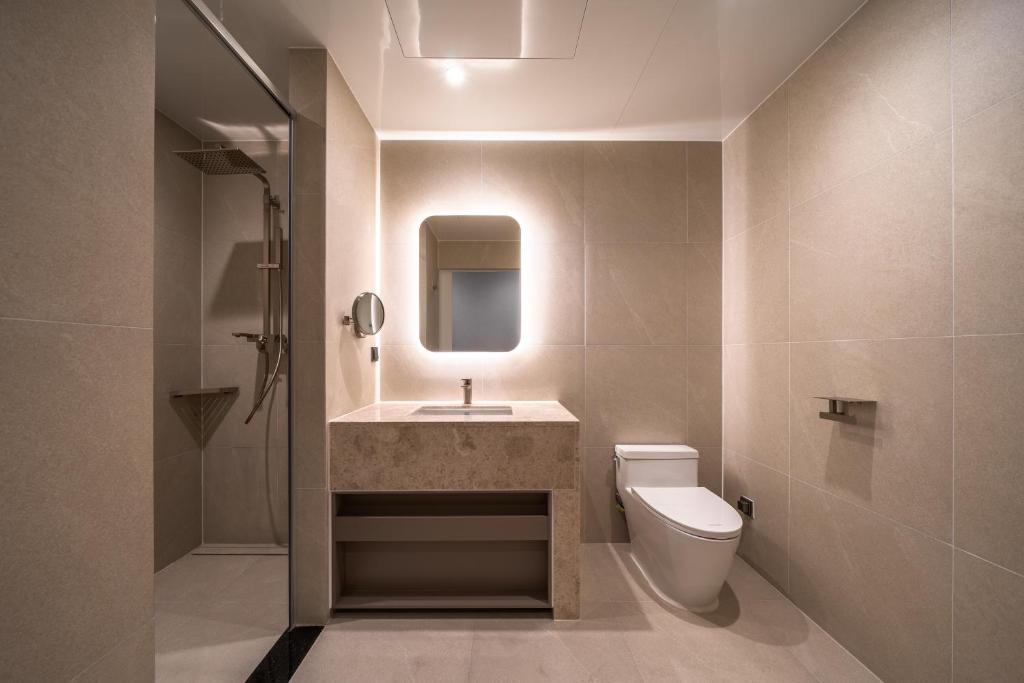 Koupelna v ubytování Comfort inn Yeouido