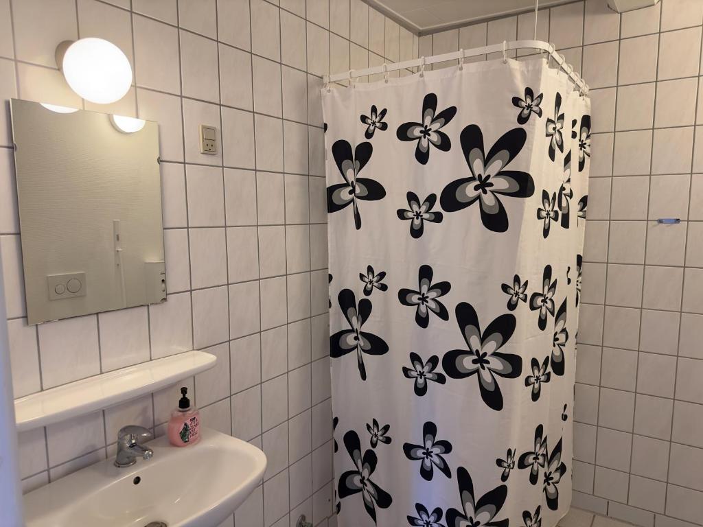 Koupelna v ubytování Marskture's Motel