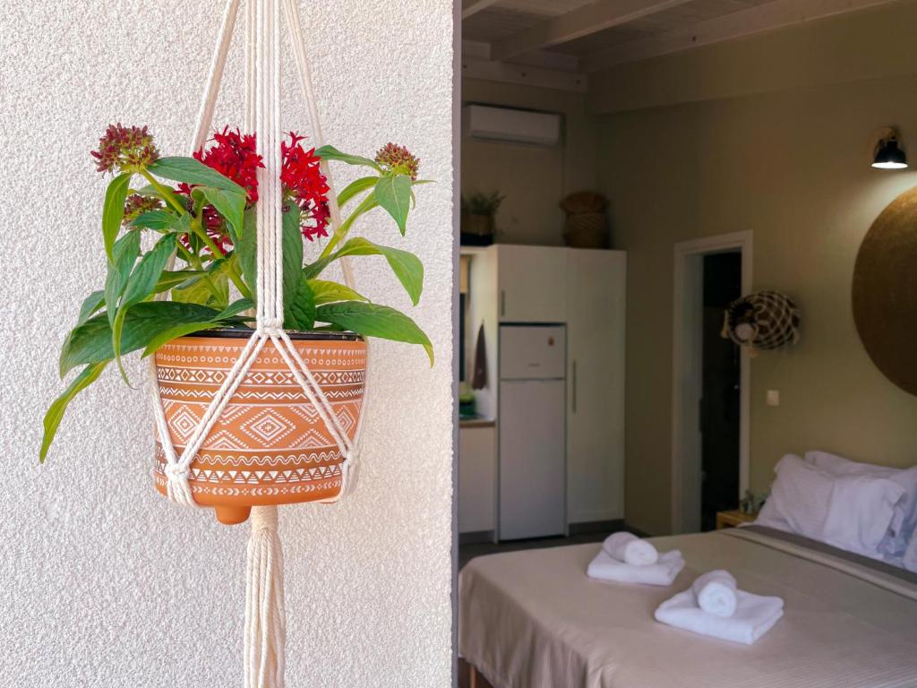 Postel nebo postele na pokoji v ubytování Gardy rooms