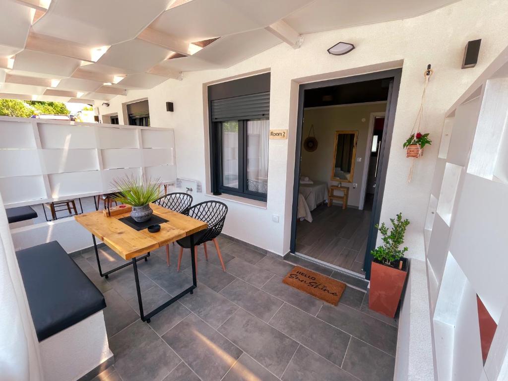 Posezení v ubytování Gardy rooms