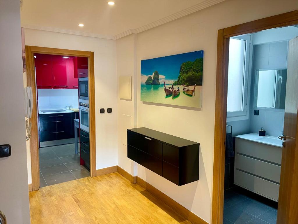 Kuchyň nebo kuchyňský kout v ubytování Duplex CARDELLY
