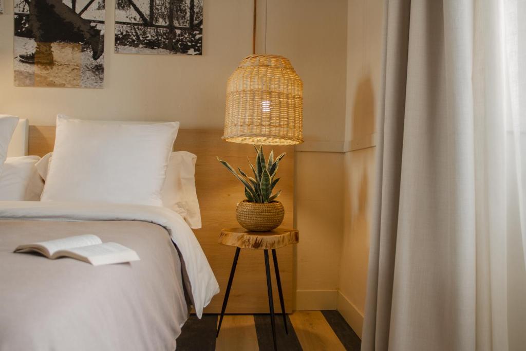 Postel nebo postele na pokoji v ubytování room Select Via Veneto