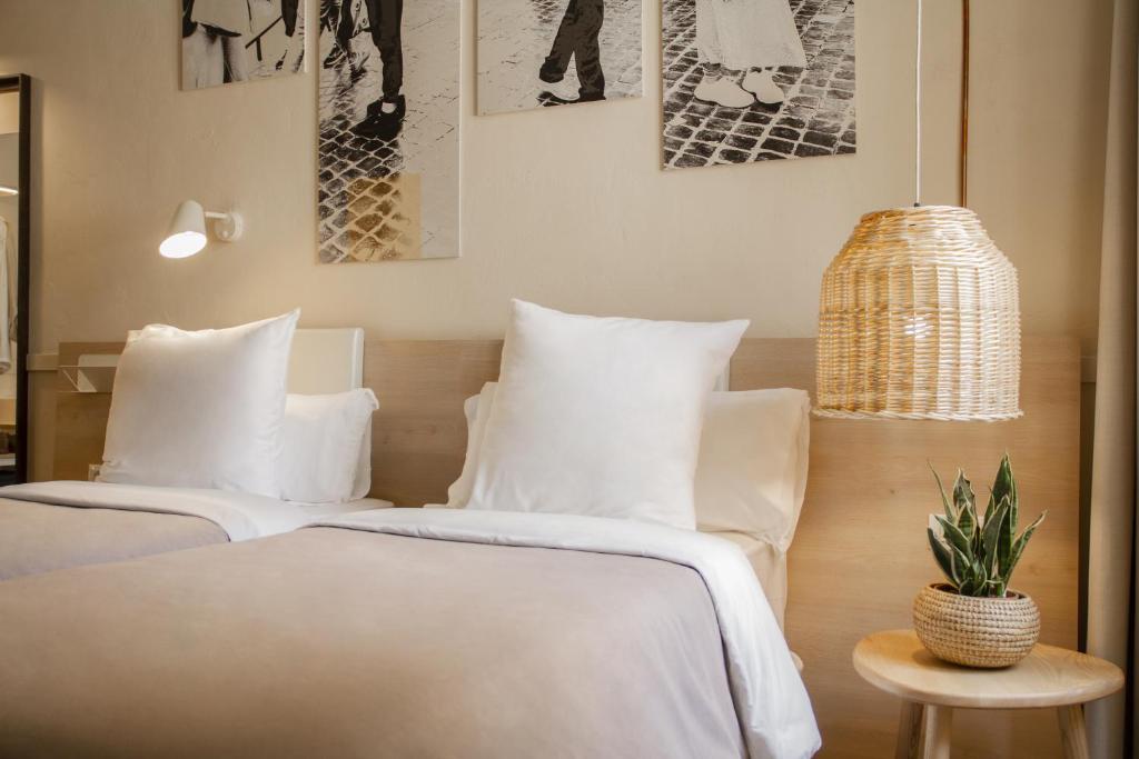 Postel nebo postele na pokoji v ubytování room Select Via Veneto