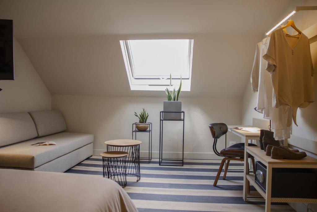 Posezení v ubytování room Select Via Veneto