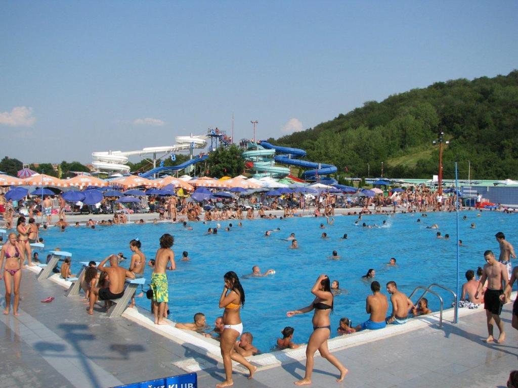 Bazén v ubytování Dobi Apartmani WING 7 nebo v jeho okolí