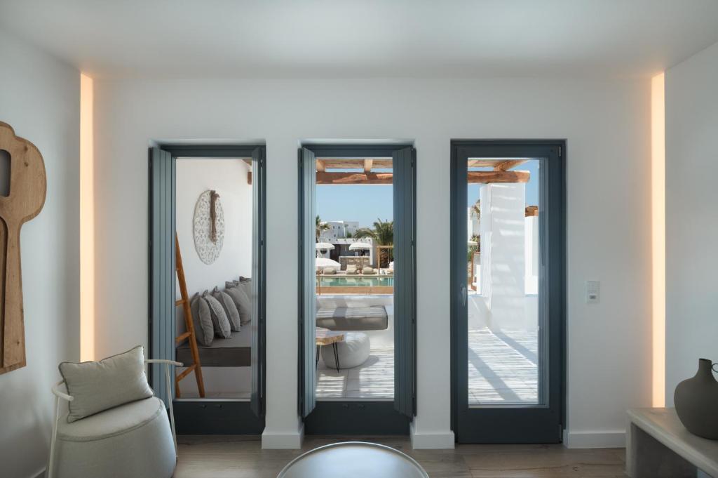 Posezení v ubytování Kosmitis Suites & Villas