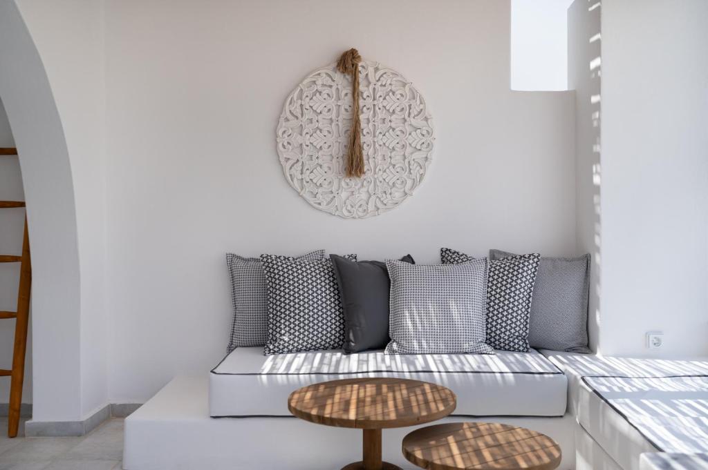 Posezení v ubytování Kosmitis Suites & Villas