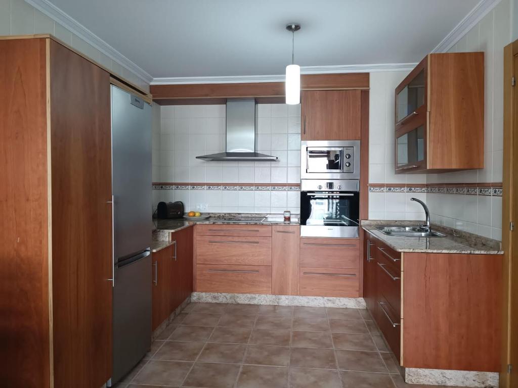Kuchyň nebo kuchyňský kout v ubytování Apartamento Isla de Arousa - Riasón