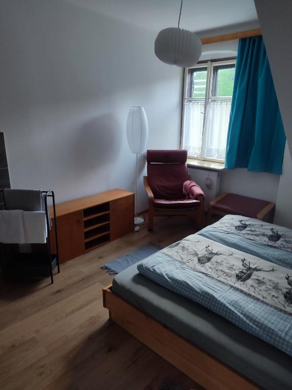 Postel nebo postele na pokoji v ubytování Nur 3 Min zu Skilift & 5Min zum See