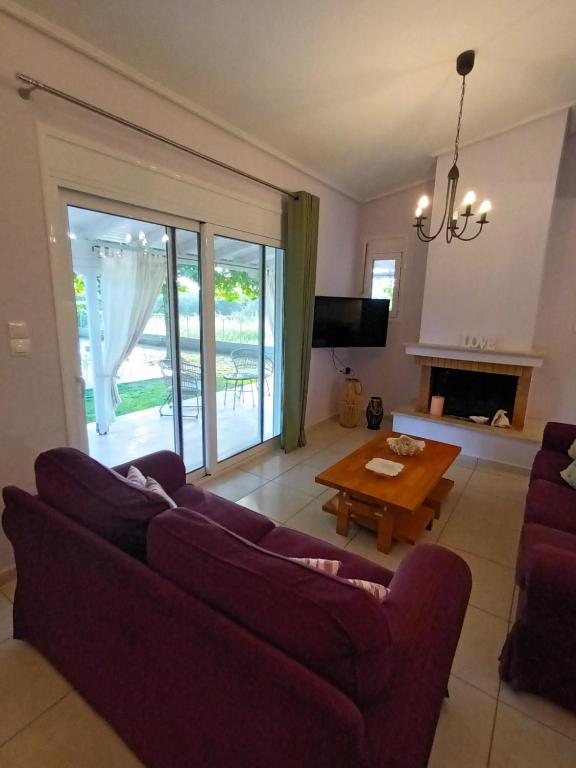 Posezení v ubytování Nikolas home