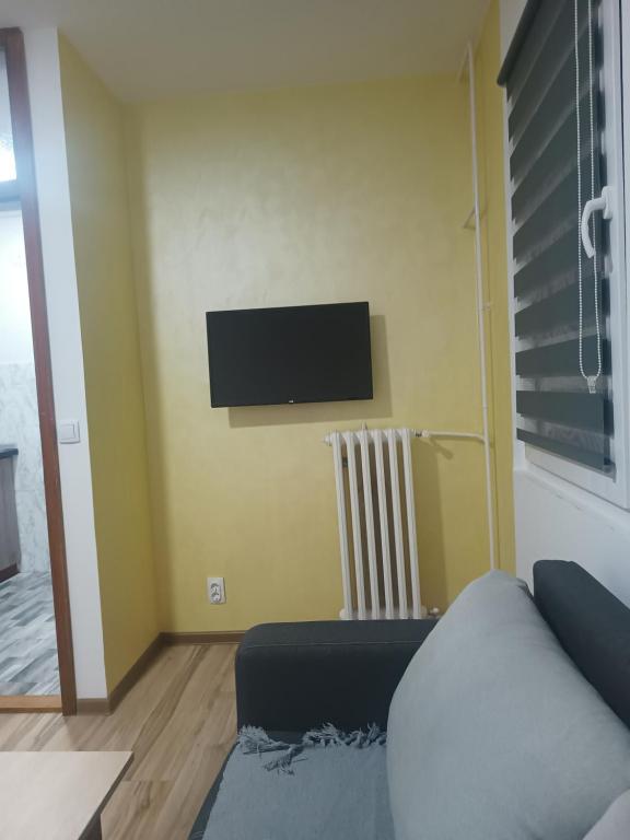 TV a/nebo společenská místnost v ubytování stan na dan IM