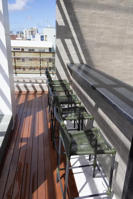 Balkón nebo terasa v ubytování Arpoar Suítes 330