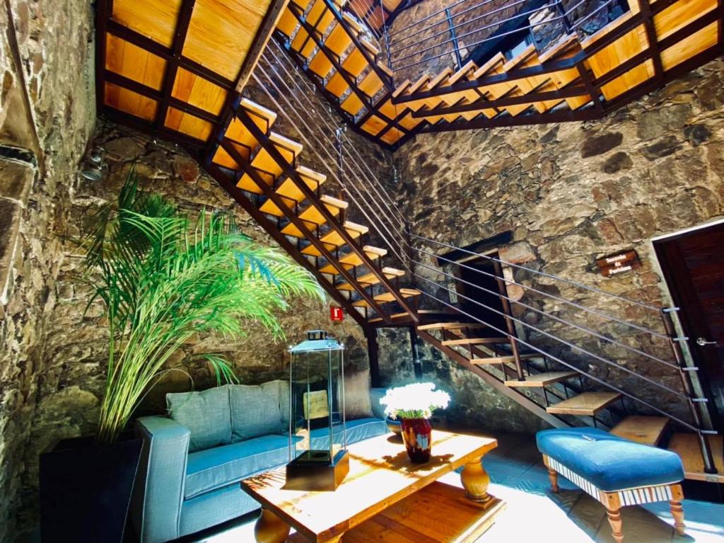 Posezení v ubytování HOTEL MINA REAL