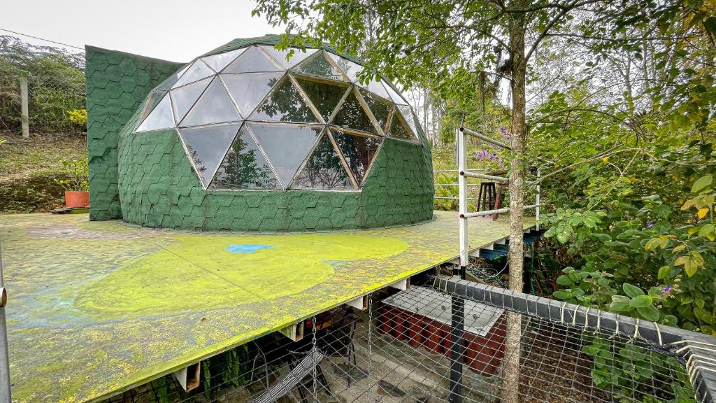 Garður fyrir utan Glamping Magic Love