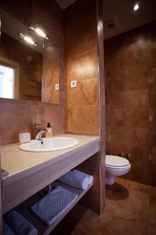 Koupelna v ubytování Villa Bellevue