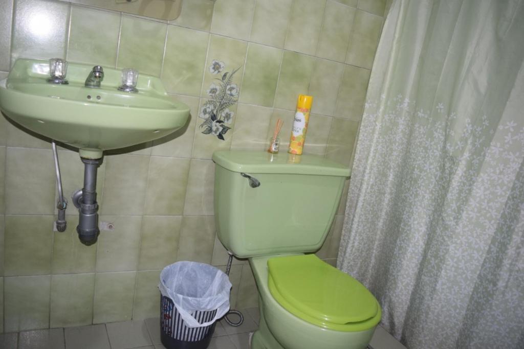 Koupelna v ubytování Casa 2600