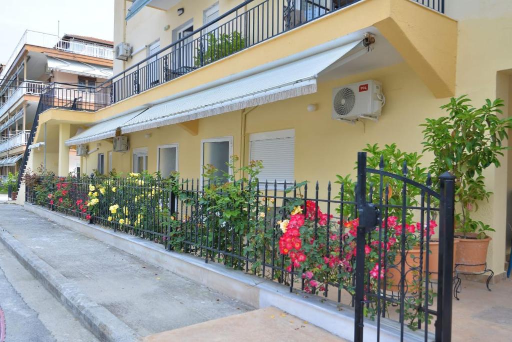 Budova, kde se aparthotel nachází