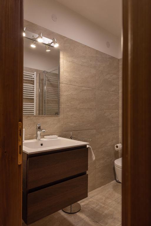 Koupelna v ubytování Casa Lino