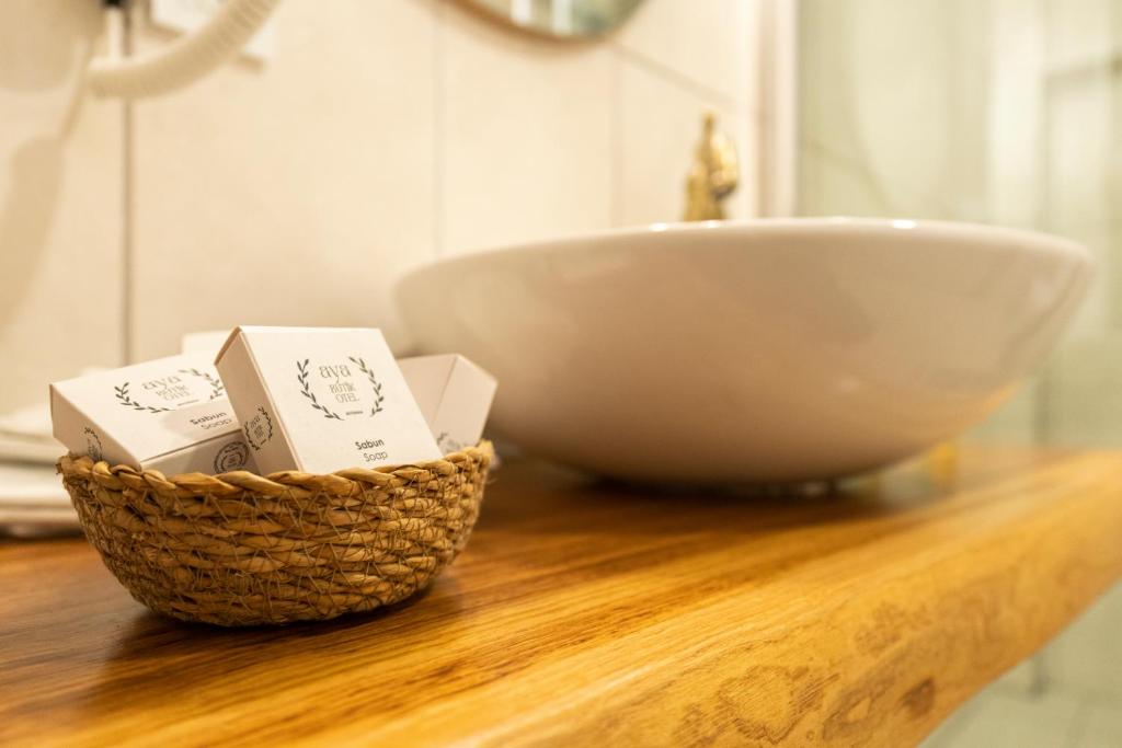 Koupelna v ubytování Aya Butik Otel