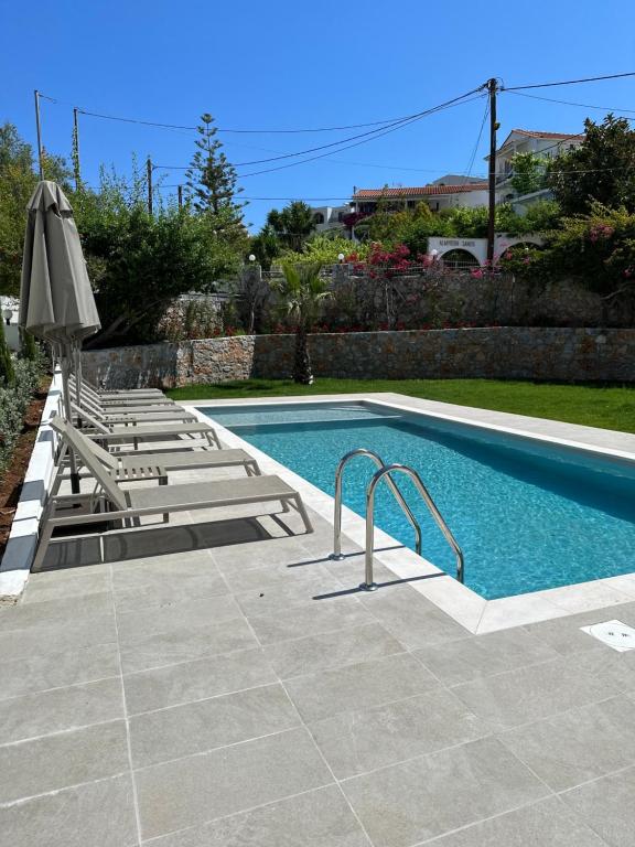 Bazén v ubytování Cost Mari Almyrida New by ZAGO Boutiqe hotels nebo v jeho okolí