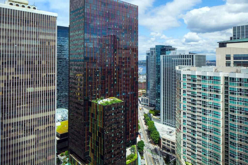 Nespecifikovaný výhled na destinaci Seattle nebo výhled na město při pohledu z hotelu