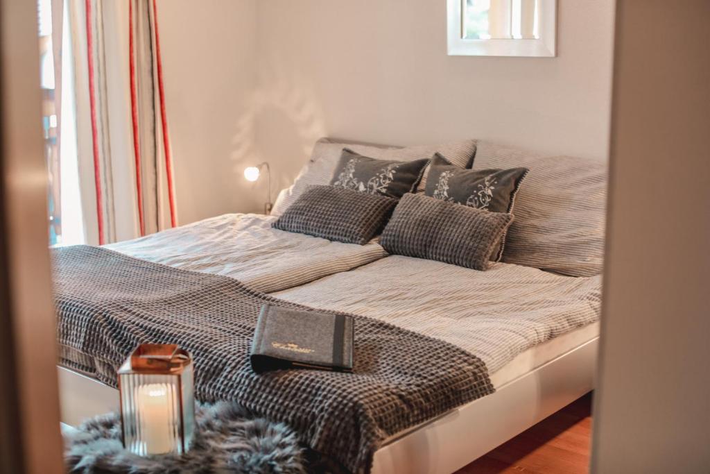 Postel nebo postele na pokoji v ubytování Residence Chateau